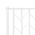 Metal Bed Frame without Mattress with Headboard White 59.1"x78.7 A949-374488