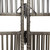  Room Divider 4 Panels Gray Poly Rattan A949-365378