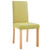  Dining Chairs 2 pcs Green Fabric A949-249224