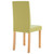  Dining Chairs 2 pcs Green Fabric A949-249224