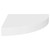  Floating Corner Shelves 2 pcs White 9.8"x9.8"x1.5" MDF A949-323896