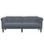  Sofa 3-Seater Dark Gray Velvet A949-372586