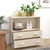  Sideboard HAMAR Honey Brown 33.5"x13.8"x31.5" Solid Wood Pine A949-340496