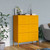  Drawer Cabinet Mustard Yellow 31.5"x13.8"x40" Steel A949-336146