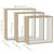  Wall Cube Shelves 3 pcs White and Sonoma Oak A949-326720