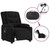  Electric Massage Recliner Chair Black Fabric A949-3206896