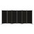  6-Panel Room Divider Black 204.7"x70.9" Fabric A949-350273