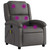  Massage Recliner Chair Gray Real Leather A949-371796