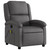  Massage Recliner Chair Gray Real Leather A949-371796