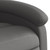  Massage Recliner Chair Gray Real Leather A949-371796