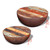  Two Piece Bowl Shaped Coffee Table Set Solid Reclaimed Wood A949-243352