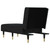  Chaise Longue Black Velvet A949-352811