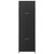  Garden Storage Cabinet Black 23.2"x15.7"x70.9" Poly Rattan A949-319872