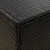 Garden Storage Cabinet Black 23.2"x15.7"x70.9" Poly Rattan A949-319872
