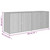  Garden Storage Cabinet Black 78.0x21.9x31.5" Poly Rattan A949-319870