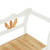  Bench White 42.1"x17.7"x29.7" Solid Wood Fir A949-351774
