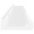 Wall Shelves 4 pcs High Gloss White 31.5"x3.5"x1.2 A949-326655