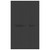  Outdoor Storage Cabinet Black 38.2"x14.6"x65" PP A949-364208