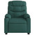  Massage Recliner Chair Dark Green Fabric A949-374162