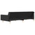  2-Seater Sofa Bed with Two Pillows Dark Gray Fabric A949-375800