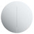  Bathroom Cabinet with Round Mirror&LED White 18.5"x18.5"x6.9 A949-345583