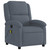  Massage Recliner Chair Dark Gray Velvet A949-371809