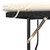  Patio Sofa with Cushions 2-Seater Black Poly Rattan&Acacia Wood A949-365141