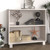 Sideboard HAMAR White 33.5"x13.8"x31.5" Solid Wood Pine A949-340501