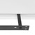 2 White MDF Floating Wall Display Shelves Book/DVD Storage A949-242185