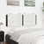  Headboard Cushion "Zadar" White and Black 53.9" Faux Leather A949-374858