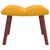  Rocking Chair with a Stool Mustard Yellow Velvet A949-328157