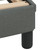  Bed Frame "Dover" Dark Gray 53.9"x74.8" Fabric A949-3207668