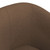 Tub Chair with Footstool Brown Fabric A949-356435