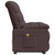  Massage Recliner Dark Brown Fabric A949-289811