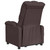  Massage Recliner Dark Brown Fabric A949-289811
