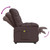  Massage Recliner Dark Brown Fabric A949-289811