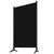  3-Panel Room Divider Black 102.4"x70.9" Fabric A949-320734