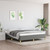  Bed Frame without Mattress Dark Gray California King Fabric A949-347213