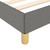  Bed Frame without Mattress Dark Gray California King Fabric A949-347213
