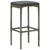  Bar Stools with Cushions 4 pcs Gray Poly Rattan A949-313447