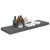  Floating Wall Shelf High Gloss Gray 31.5"x9.3"x1.5" MDF A949-323793