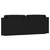  Headboard Cushion "Viana" Black and White 53.9" Faux Leather A949-374789