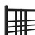  Metal Bed Frame without Mattress with Headboard Black 76"x79.9 A949-376330