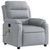  Massage Recliner Chair Light Gray Fabric A949-373474