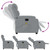  Massage Recliner Chair Light Gray Fabric A949-373474