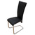  Dining Chairs 4 pcs Black Faux Leather A949-241915