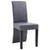  Dining Chairs 4 pcs Gray Faux Suede Leather A949-249203