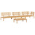  4 Piece Patio Pallet Sofa Set Solid Wood Acacia A949-3209302