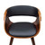  Dining Chair Bent Wood and Faux Leather A949-240708