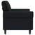  2-Seater Sofa Black 47.2" Faux Leather A949-359499
